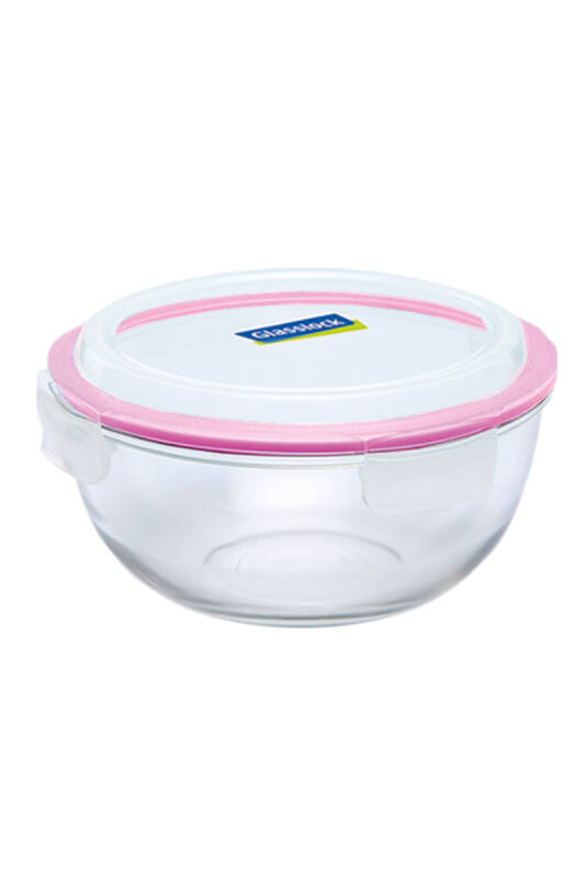 Glasslock Yuvarlak Cam Saklama Kabı - 2000 ML - 1