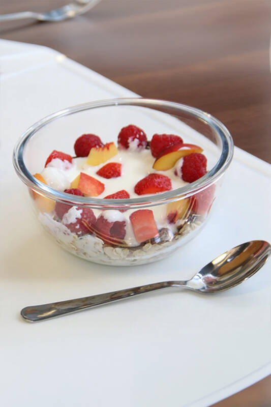 Glasslock Yuvarlak Cam Saklama Kabı - 2000 ML - 6