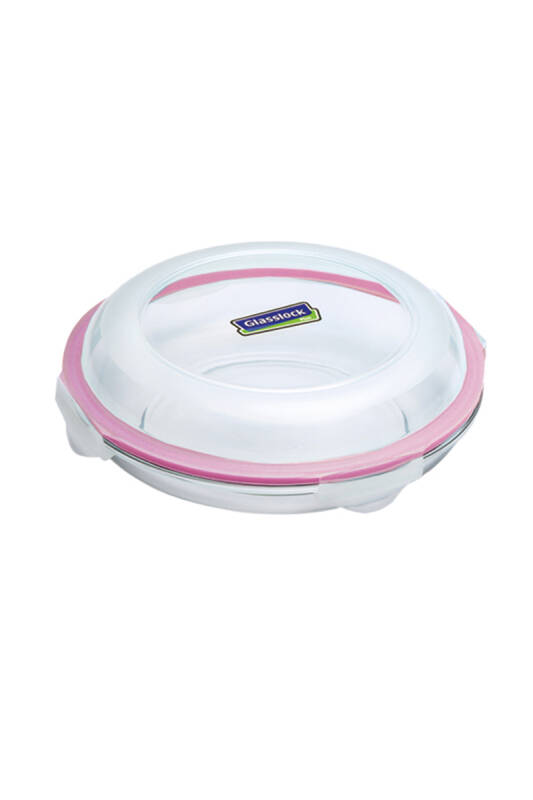 Glasslock Yuvarlak Plus Cam Saklama Kabı - 350 Ml - 1