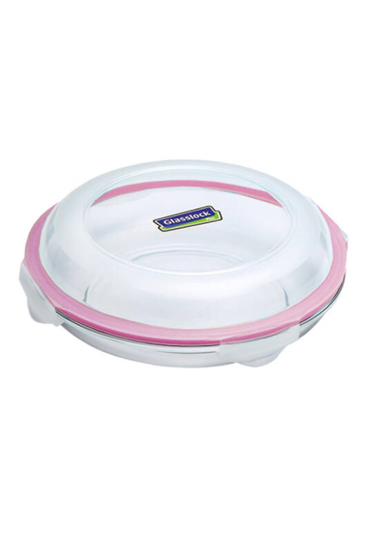 Glasslock Yuvarlak Plus Cam Saklama Kabı - 800 ML - 1