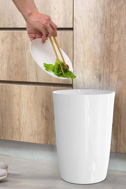 Kapaksız Kova Banyo Mutfak Ofis -Beyaz 3Lü Set - 7