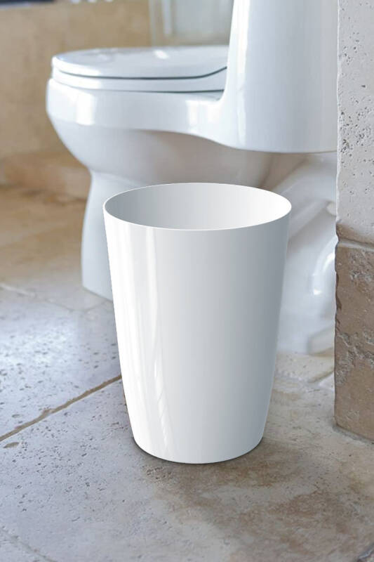 Kapaksız 6 Lt Kova Banyo Mutfak Ofis -Beyaz - 2