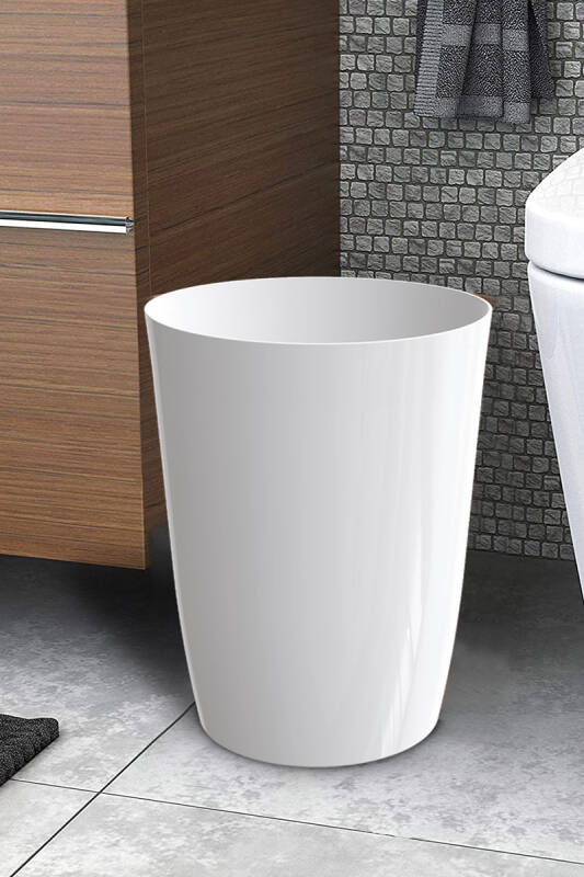 Kapaksız 6 Lt Kova Banyo Mutfak Ofis -Beyaz - 4