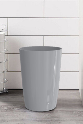 Kapaksız Kova 3'lü Set Gri - Banyo Mutfak Ofis - Primanova (1)