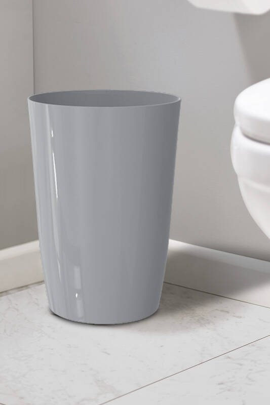Kapaksız Kova 3'lü Set Gri - Banyo Mutfak Ofis - 4