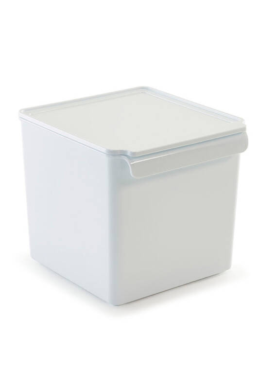 Kapaklı Buzdolabı Içi Organizer Dolap Içi Düzenleyici Saklama Kabı 165*178*160Mm Beyaz 3Lü - 2