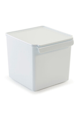 Kapaklı Buzdolabı Içi Organizer Dolap Içi Düzenleyici Saklama Kabı 165*178*160Mm Beyaz 6 Lı - 3