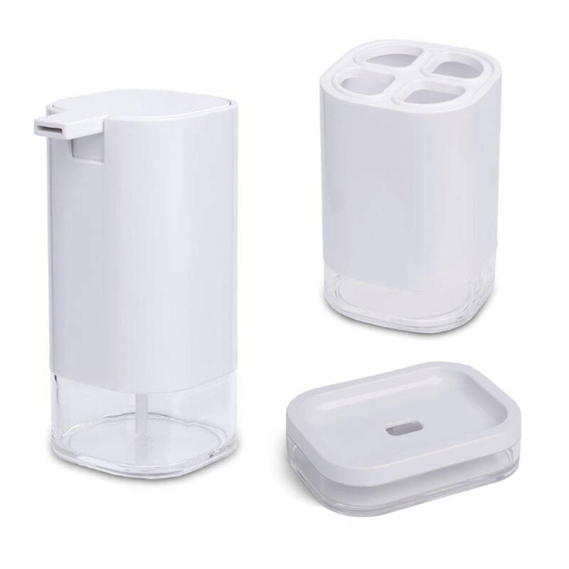 Klar 3'lü Banyo Seti - Beyaz - 1