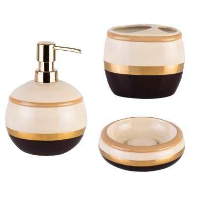 Lıdyana 3'Lü Banyo Seti - Primanova