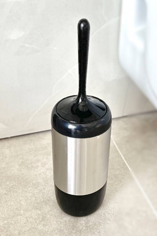 Lima Banyo Çöp Kovası Tuvalet Fırçası 2'Li Siyah - 3
