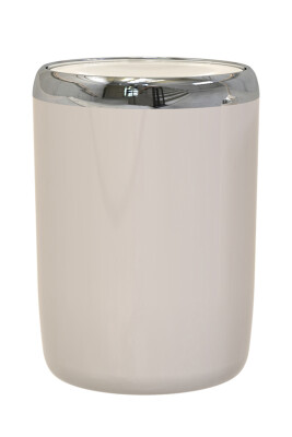 Lima XL Krom Dekorlu Banyo Seti - Bej - Primanova (1)