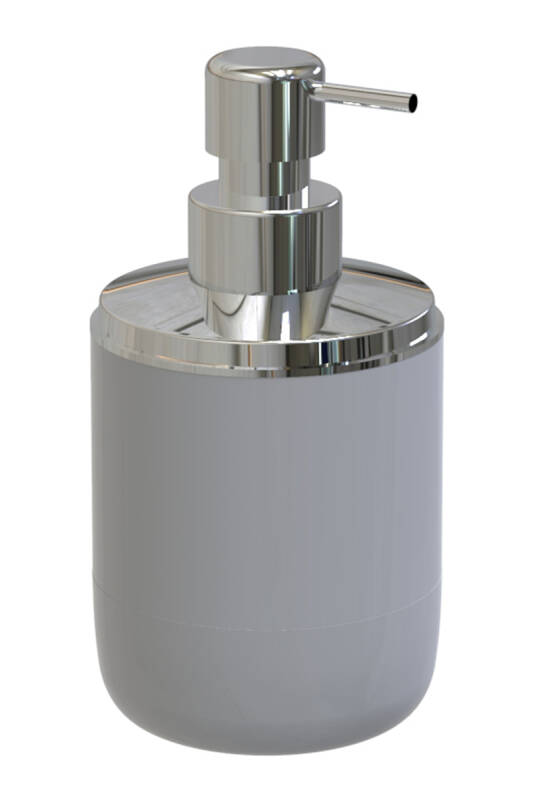 Lima XL Krom Dekorlu Banyo Seti / Gri - 4