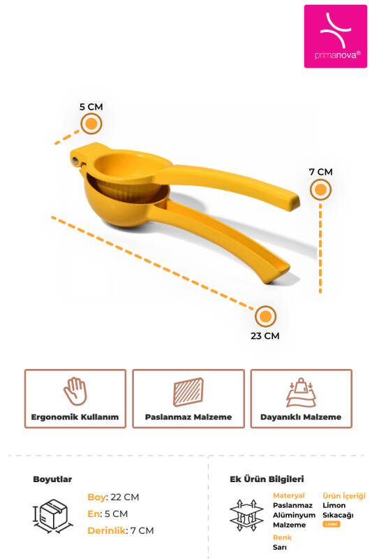 Limon Sıkacağı - Sarı - 3