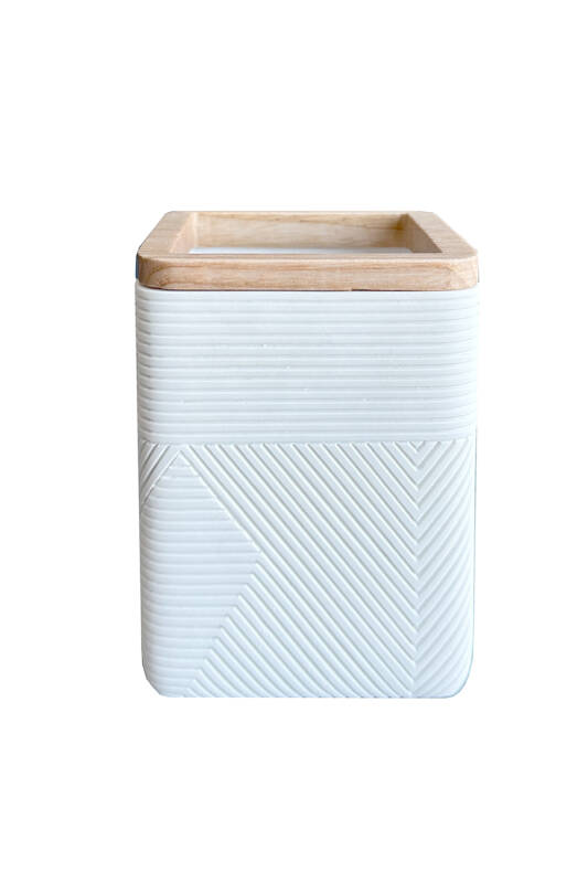 Madera Diş Fırçalık - Beyaz - 1