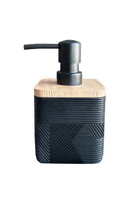 Madera Sıvı Sabunluk, Siyah - Primanova