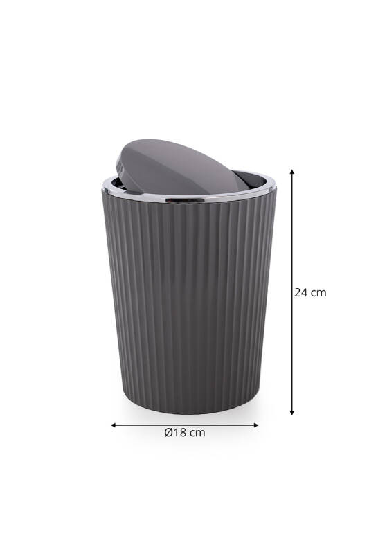 Nely Çöp Kovası-Gri - 1