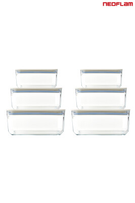 Neoflam Perfect Seal Cam Saklama Seti 6 Parça - Neoflam (1)