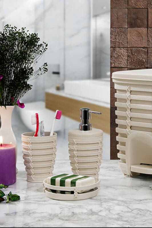 Palm Sıvı Sabunluk Bej - 2