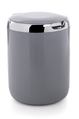 PASİFİK 3 LT ÇÖP KOVASI PLASTİK KAPAKLI GRİ - Primanova