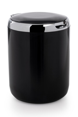 PASİFİK 3 LT ÇÖP KOVASI PLASTİK KAPAKLI SİYAH - Primanova