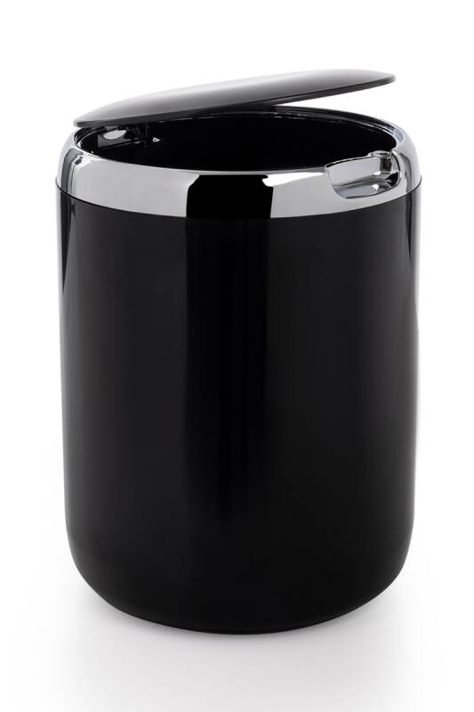 PASİFİK 3 LT ÇÖP KOVASI PLASTİK KAPAKLI SİYAH - 2
