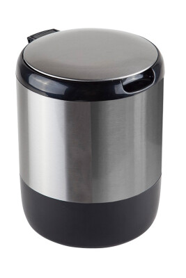 Pasifik 3 Lt Tezgah Üstü Mutfak Ofis Çöp Kovası Siyah - Primanova