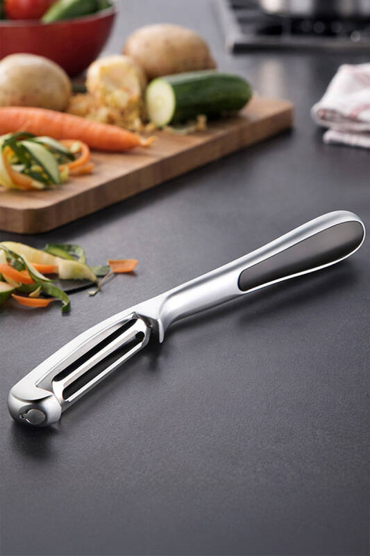 Paslanmaz Çelik Yatay Soyucu - Metalik - 1