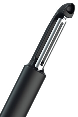 Paslanmaz Çelik Yatay Soyucu - Siyah - 4