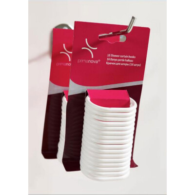 PERDE BORU HALKASI PLASTİK BEYAZ - Primanova