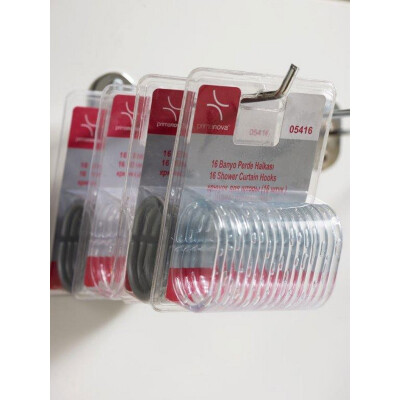 Perde Boru Halkası Plastik Şeffaf - Primanova