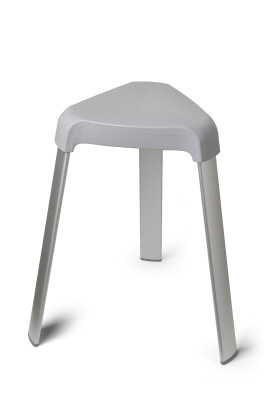 Banyo Taburesi Alüminyum Gri - 3