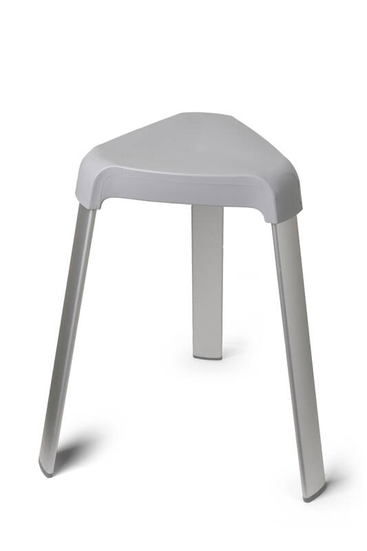Banyo Taburesi Alüminyum Gri - 3