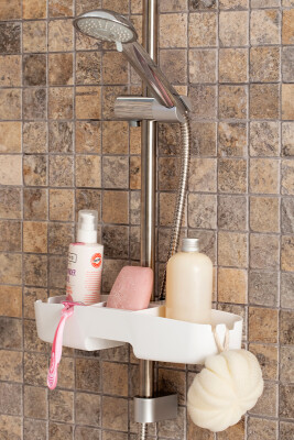 Drippy Banyo Duş Rafı - Beyaz - 1