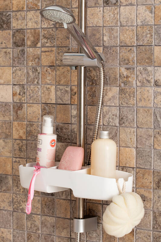 Drippy Banyo Duş Rafı - Beyaz - 1