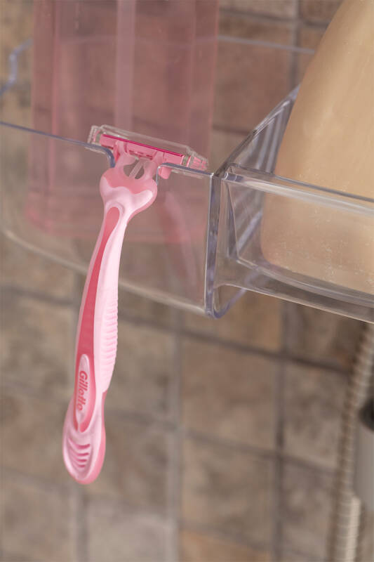 Drippy Banyo Duş Rafı - Şeffaf - 2