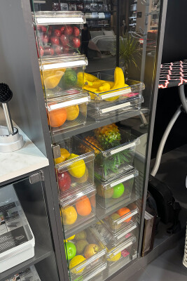 Buzdolabı Düzenleyici Dolap İçi Organizer Raf 310*180 *150 MM - Şeffaf - 3