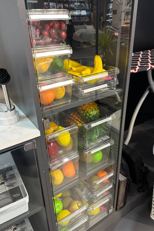 Buzdolabı Düzenleyici Dolap İçi Organizer Raf 310*180 *150 MM - Şeffaf - 3