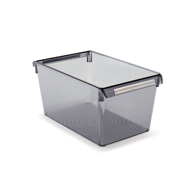Buzdolabı Içi Organizer Dolap Içi Düzenleyici Raf 310*180*150 Mm Şeffaf Siyah - 5