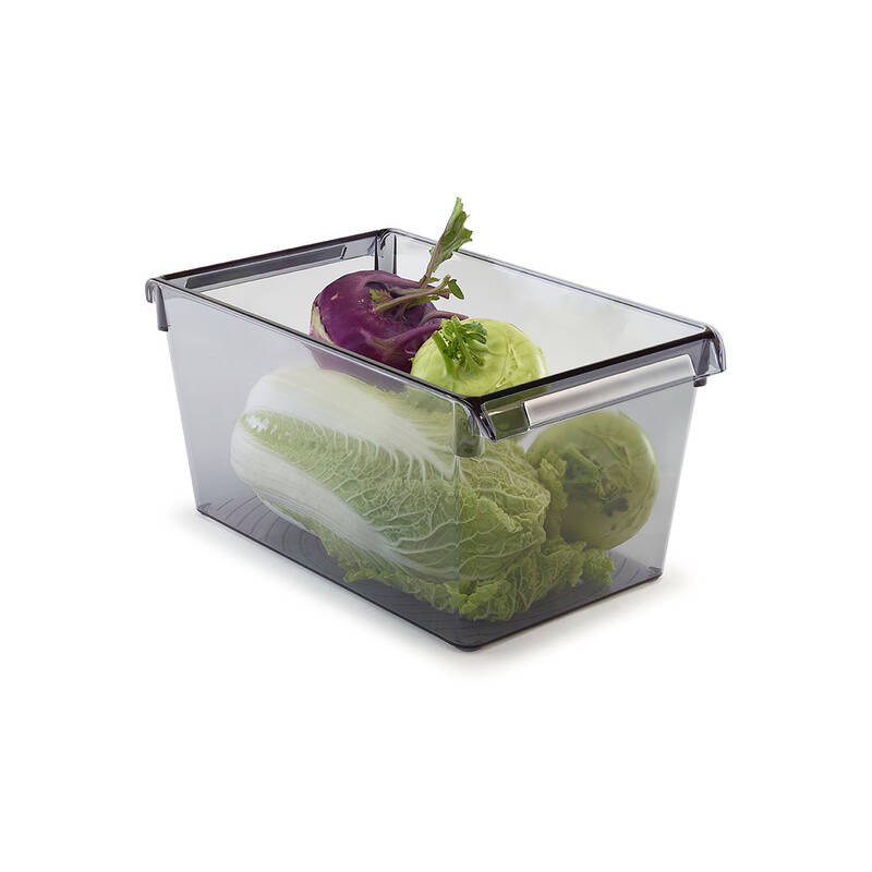 Buzdolabı Içi Organizer Dolap Içi Düzenleyici Raf 310*180*150 Mm Şeffaf Siyah - 6