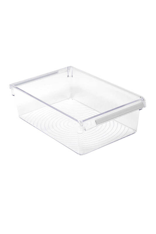 Buzdolabı Içi Organizer Dolap Içi Düzenleyici Raf 325*205*100 Mm Şeffaf - 1