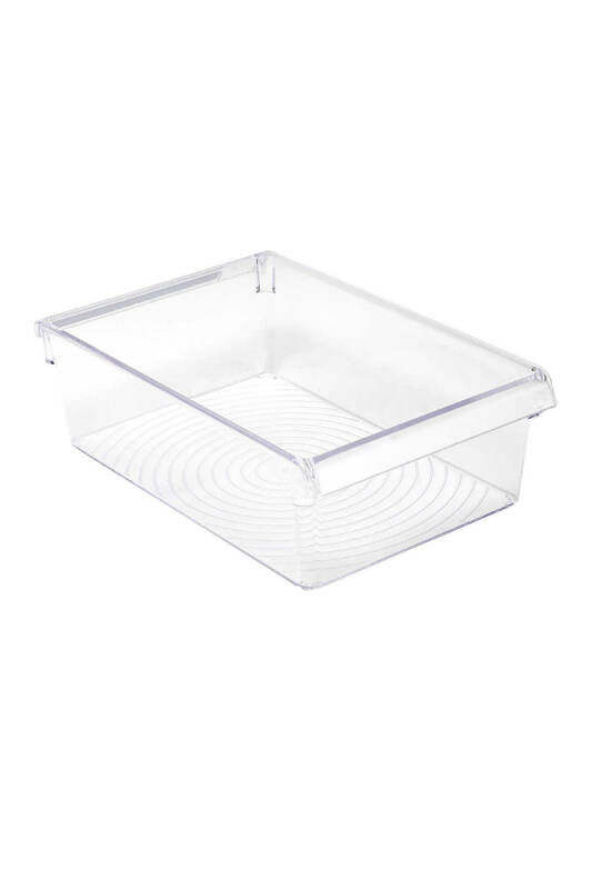 Buzdolabı Içi Organizer Dolap Içi Düzenleyici Raf 325*205*100 Mm Şeffaf - 1