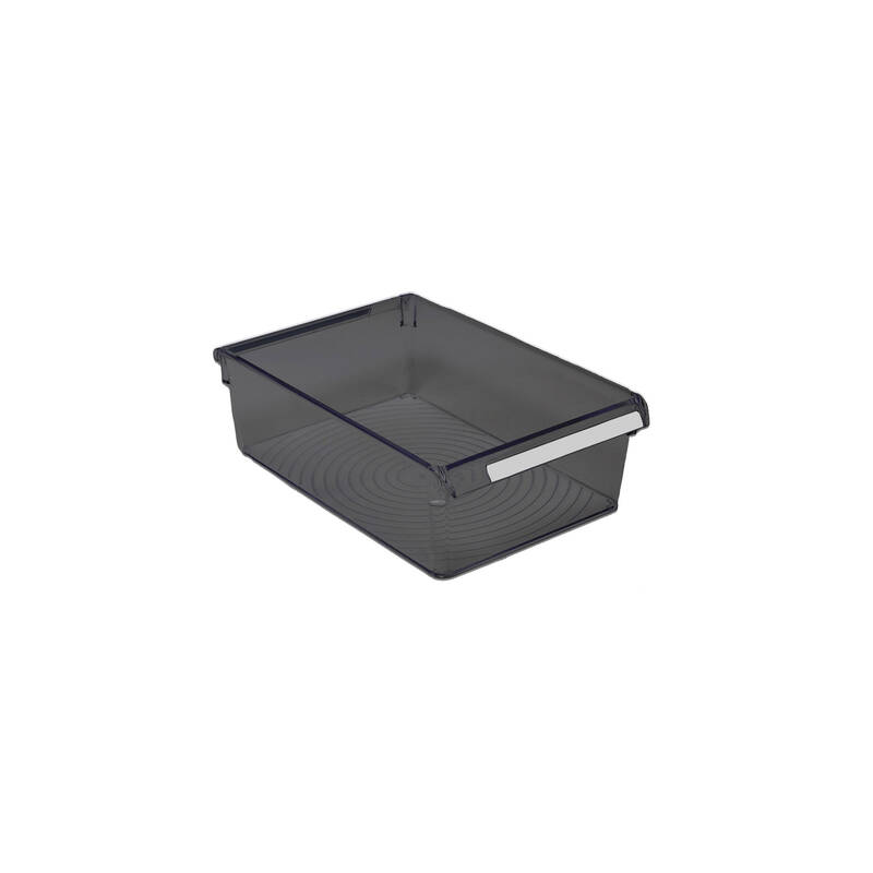 Buzdolabı Içi Organizer Dolap Içi Düzenleyici Raf Ps 325*205*100 Mm Şeffaf Siyah - 1
