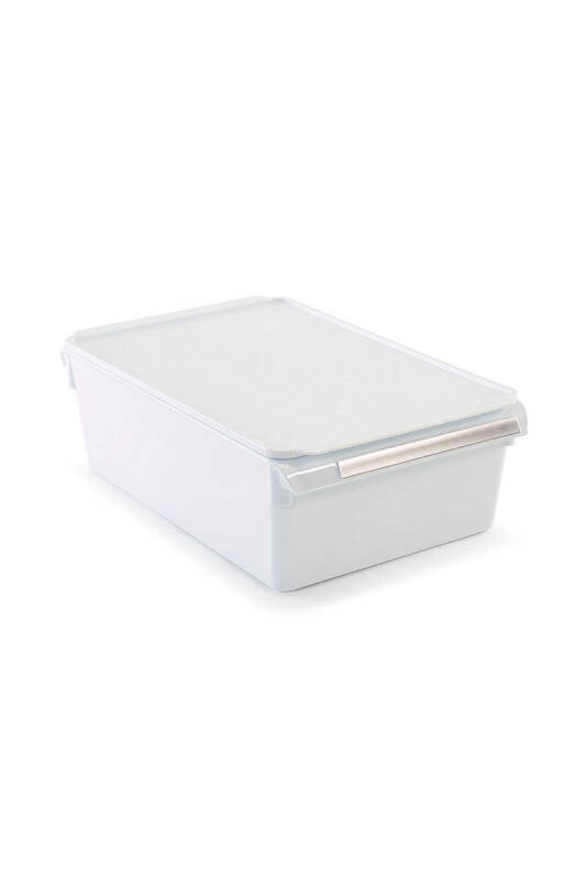 Kapaklı Banyo Mutfak Düzenleyici Raf Ps 325*205*100 Mm Beyaz - 1