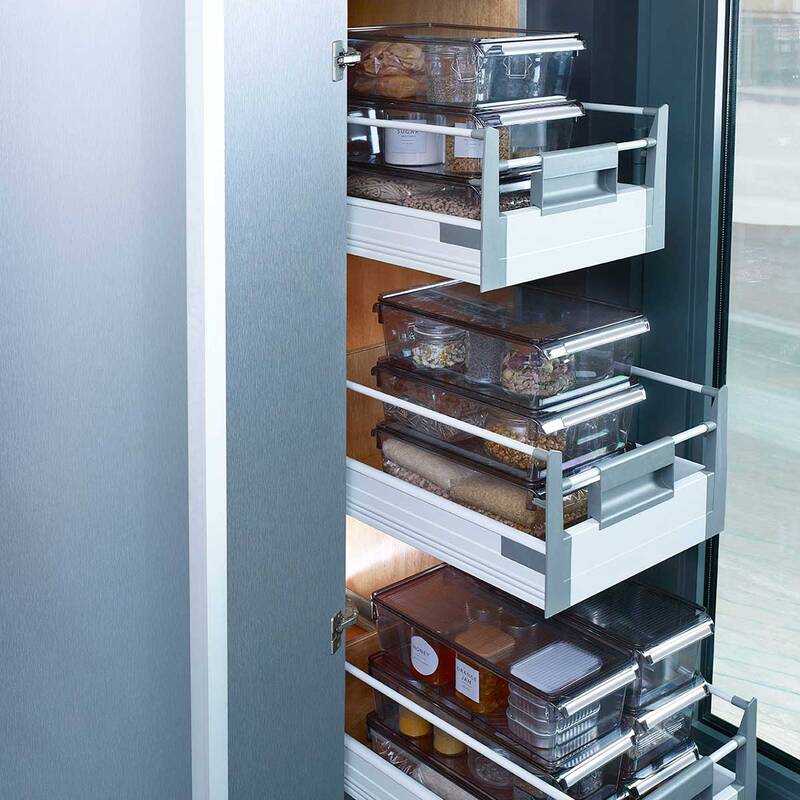 Kapaklıbanyo Mutfak Düzenleyici Raf Ps 325*205*100 Mm Şeffaf Siyah - 12