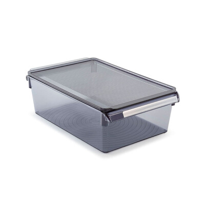 Kapaklıbanyo Mutfak Düzenleyici Raf Ps 325*205*100 Mm Şeffaf Siyah - 5