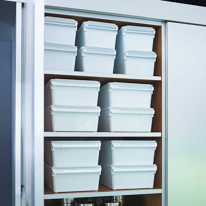Kapaklı Banyo Mutfak Düzenleyici Raf Ps 360*150*100 Mm Beyaz - 9