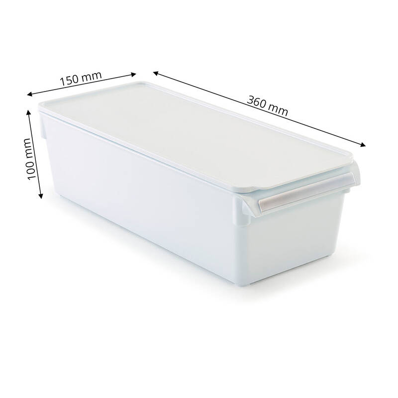 Kapaklı Banyo Mutfak Düzenleyici Raf Ps 360*150*100 Mm Beyaz - 8