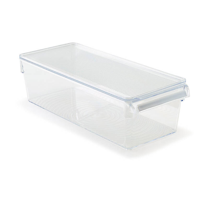 Kapaklı Banyo Mutfak Düzenleyici Raf Ps 360*150*100 Mm Şeffaf - 5