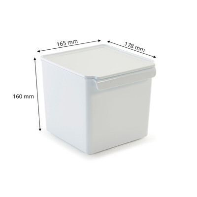 Kapaklı Banyo Mutfak Düzenleyici Beyaz 165*178*160 Mm - 8