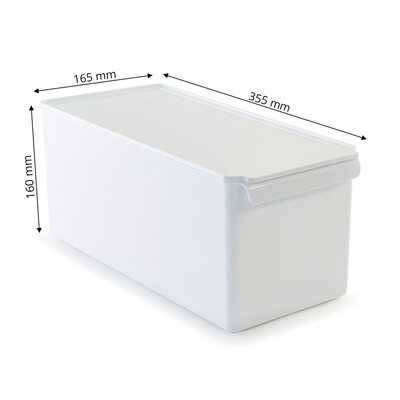 Kapaklı Banyo Mutfak Düzenleyici Beyaz 165*355*160 Mm - 8